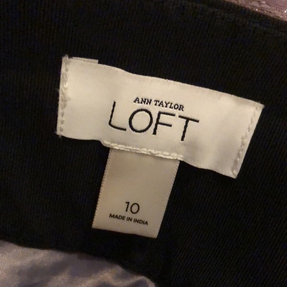 Ann Taylor loft brown shimmery skirt. EUC! - Picture 4 of 9